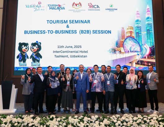 塔西克湖景酒店参与马来西亚旅游局主办的中亚B2B推介会