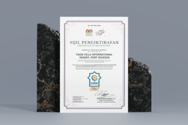 Tasik Villa Achieves MFAR Gold Certification for Muslim-Friendly Hospitality